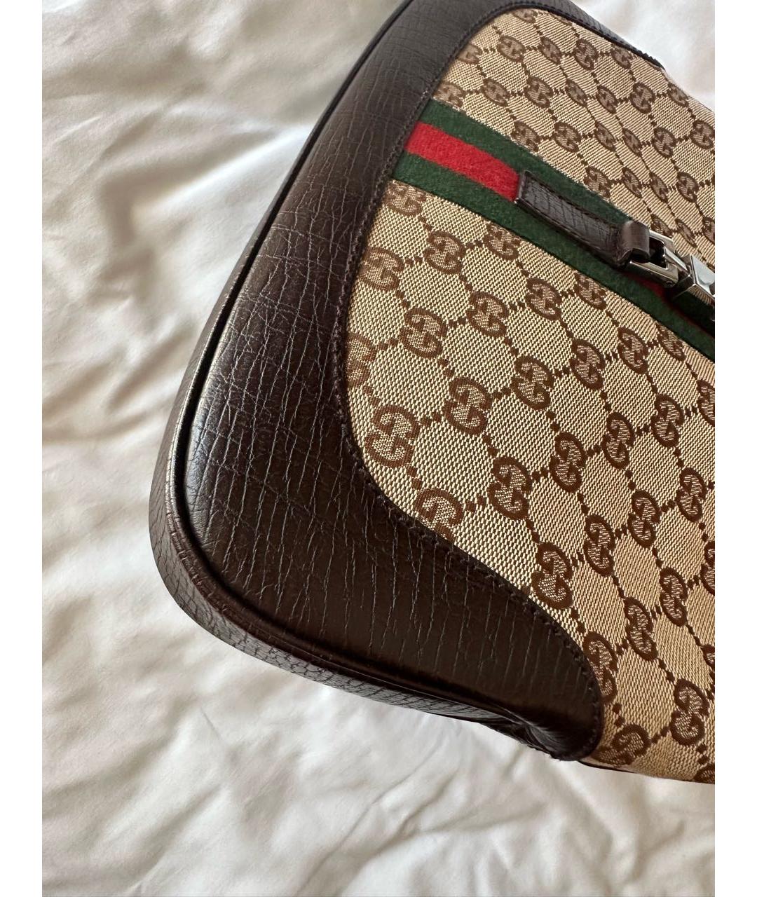 GUCCI Мульти кожаная сумка с короткими ручками, фото 6