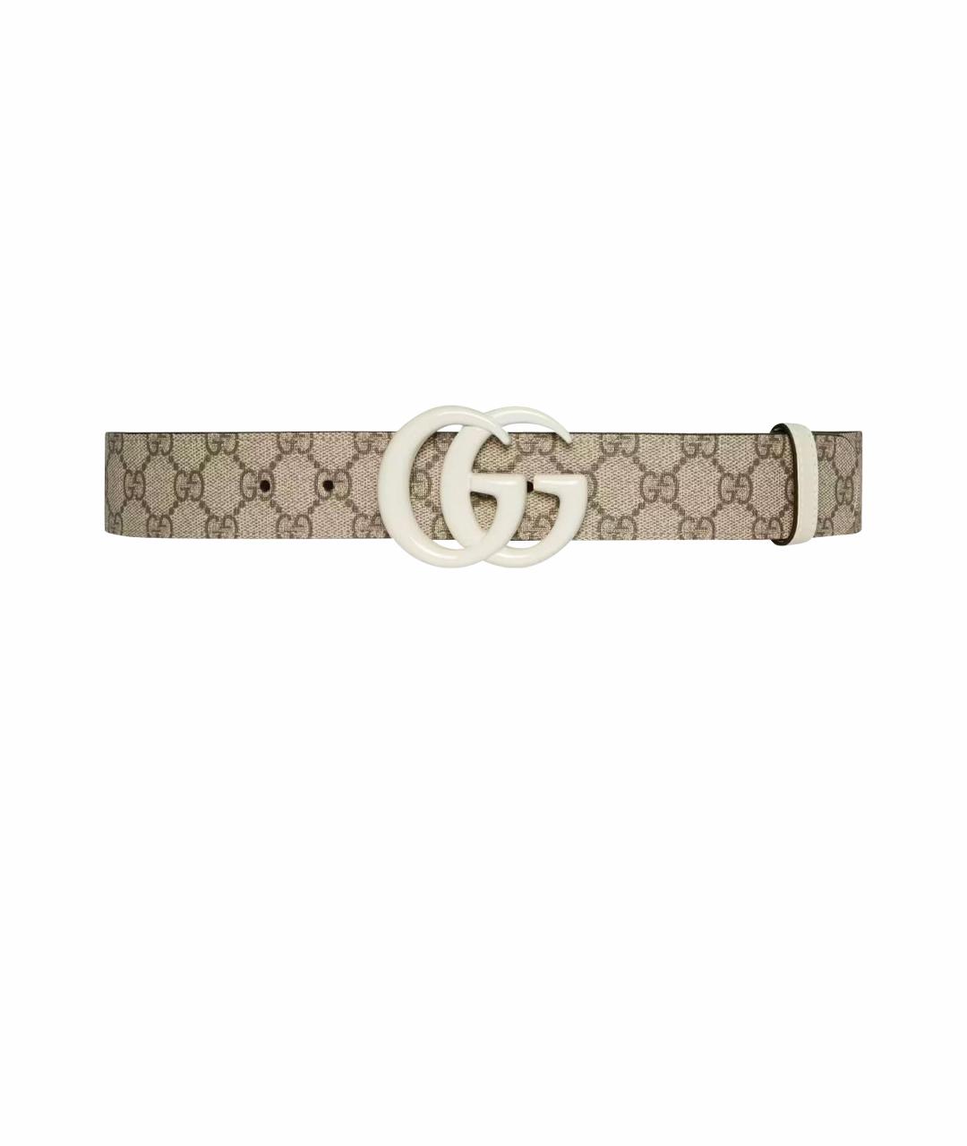 GUCCI Бежевый ремень, фото 1
