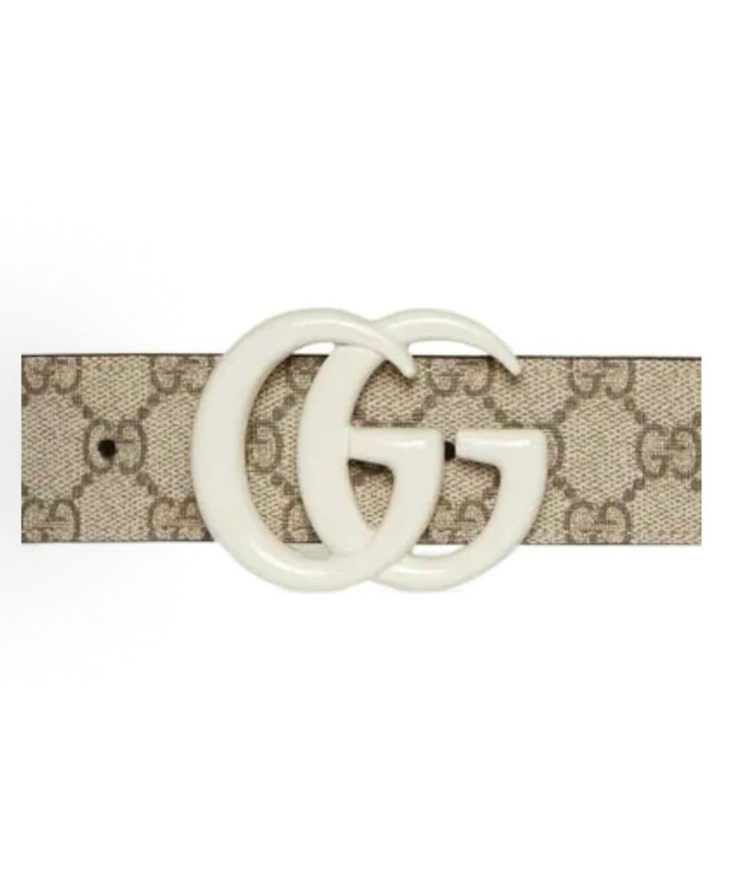 GUCCI Бежевый ремень, фото 3