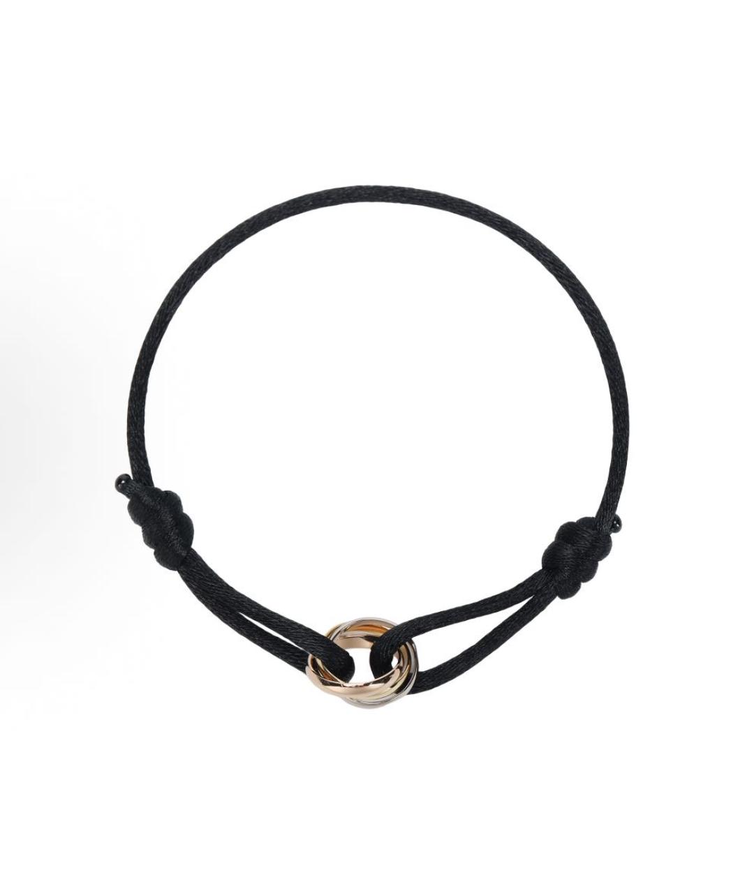 CARTIER Черный браслет из желтого золота, фото 5