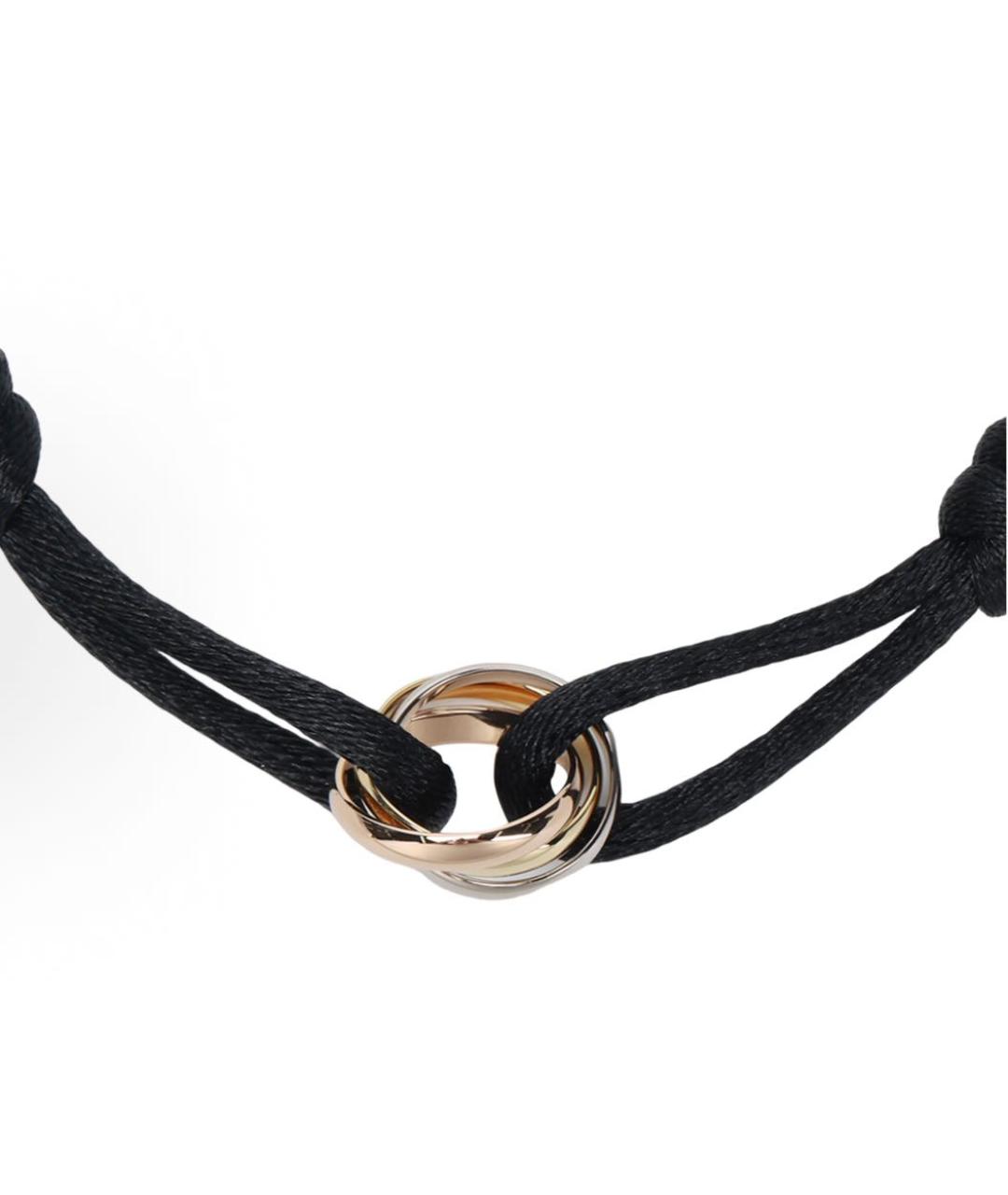 CARTIER Черный браслет из желтого золота, фото 3
