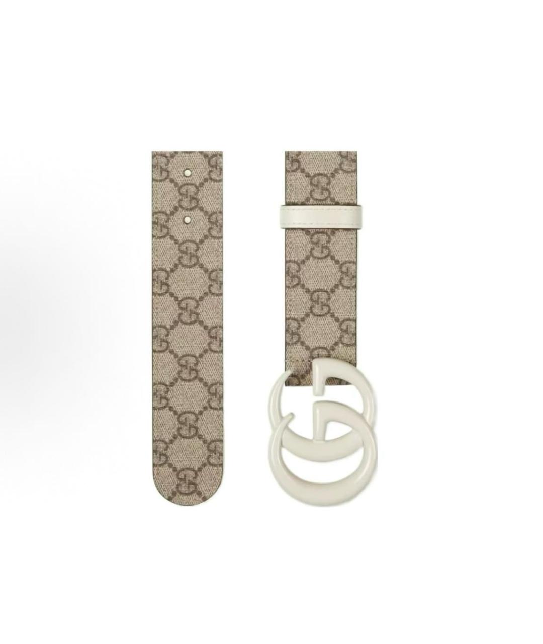GUCCI Бежевый ремень, фото 5