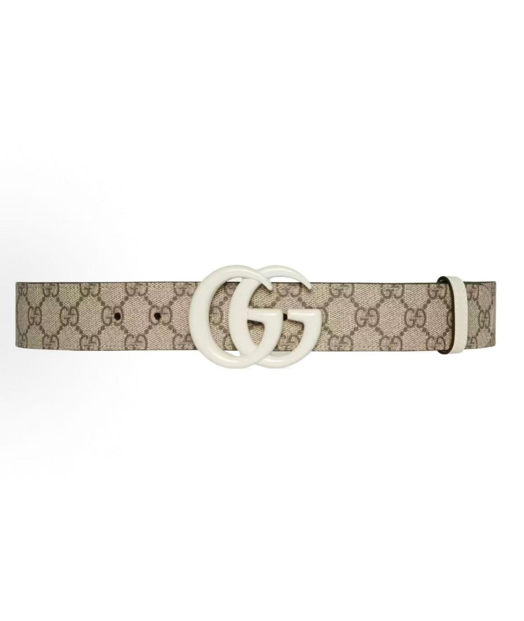 GUCCI Бежевый ремень, фото 6