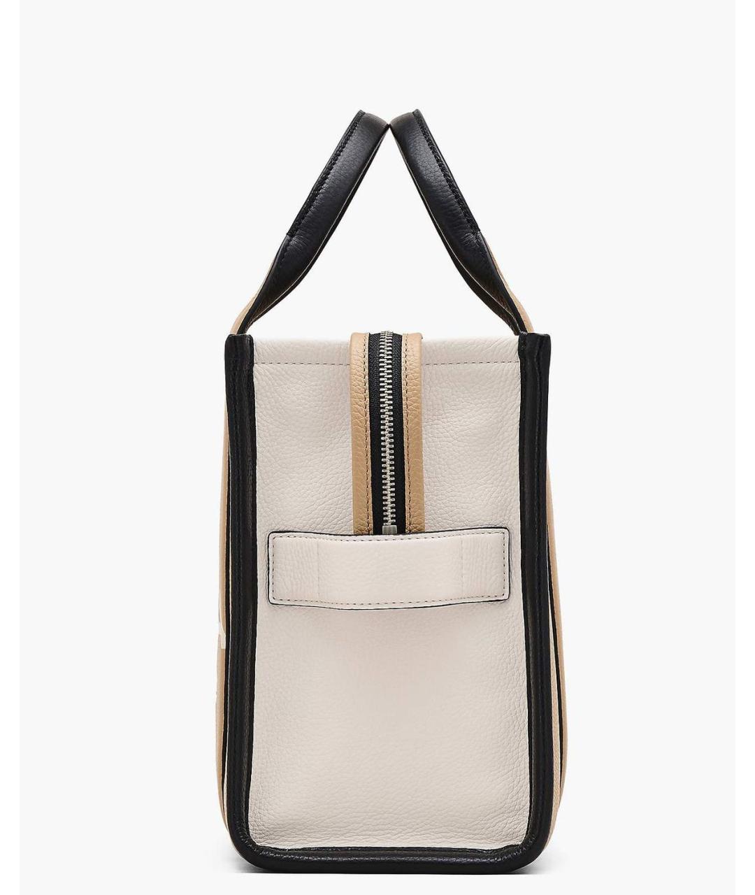 MARC JACOBS Бежевая кожаная сумка тоут, фото 4