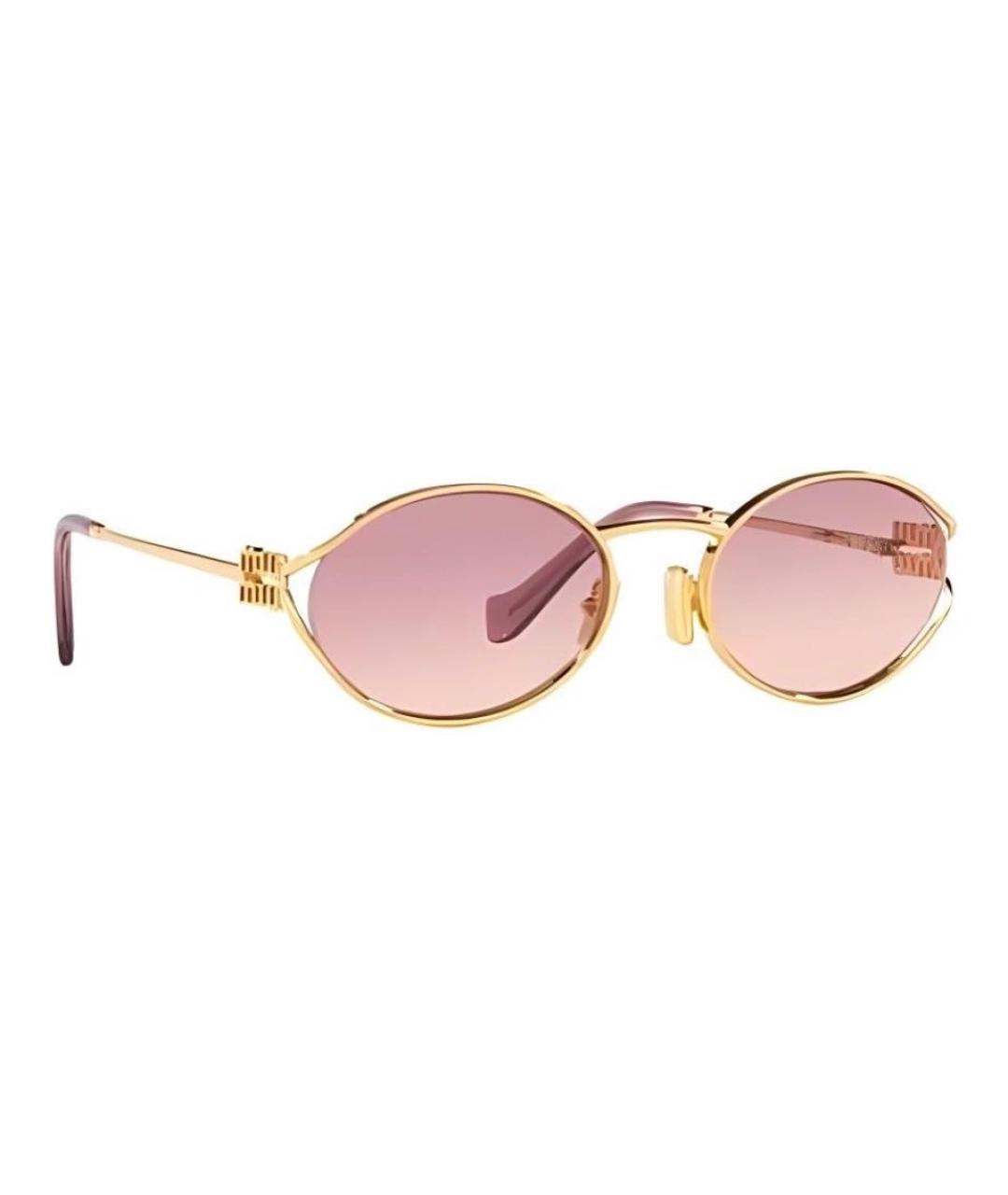 MIU MIU Металлические солнцезащитные очки, фото 1