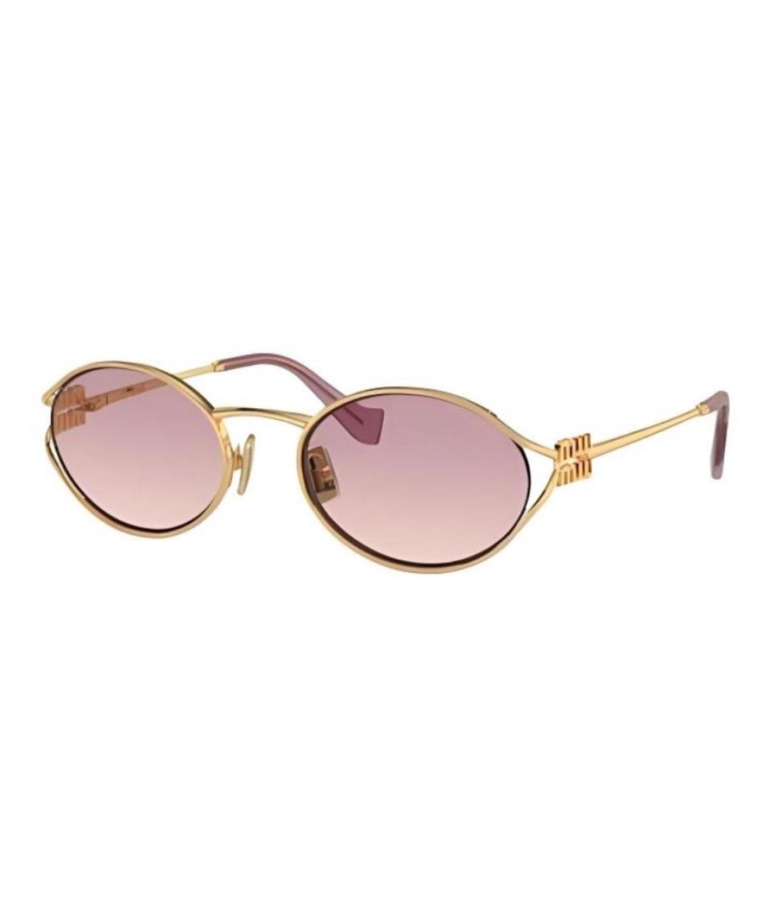 MIU MIU Металлические солнцезащитные очки, фото 5