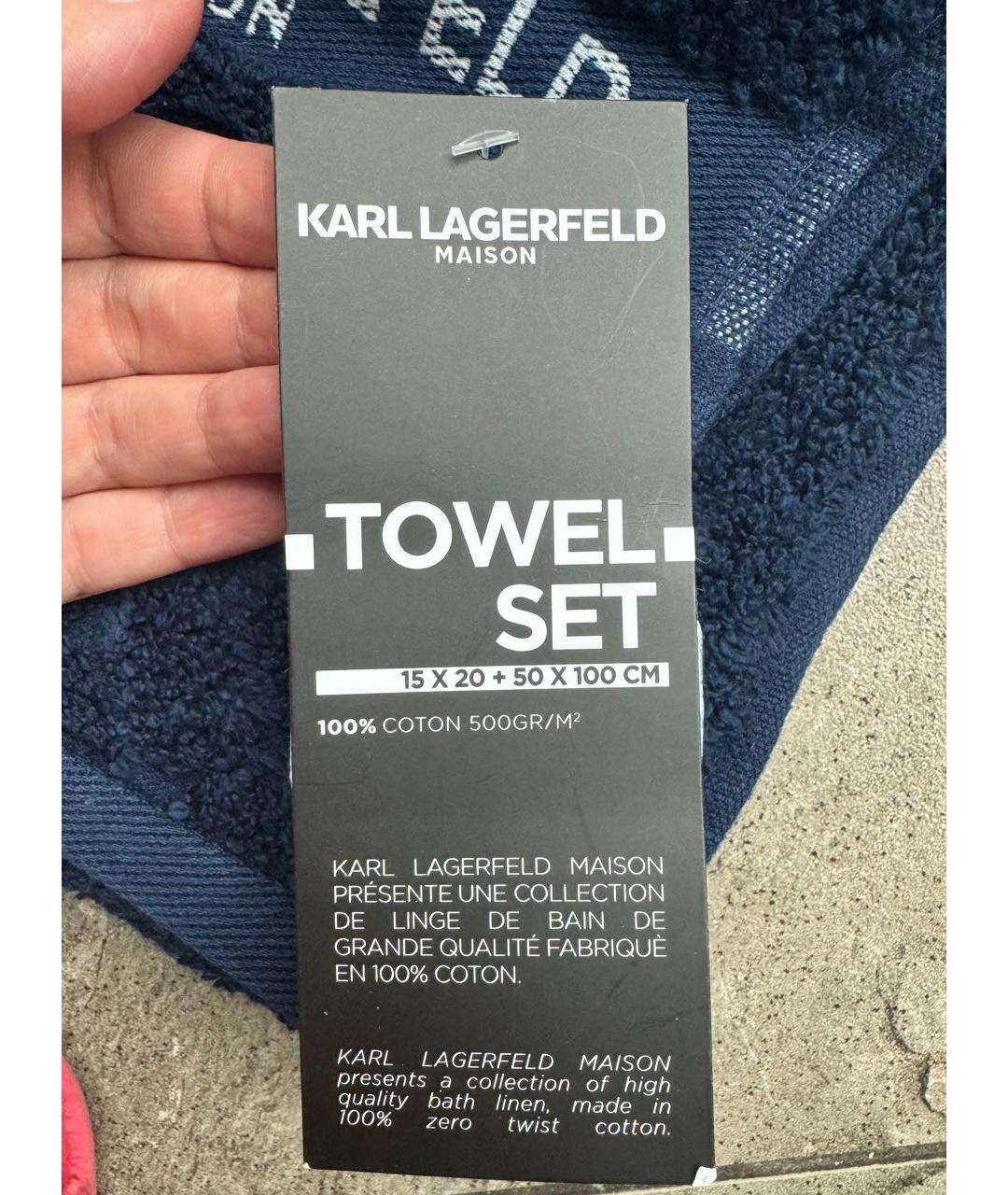 KARL LAGERFELD Хлопковое полотенце, фото 6