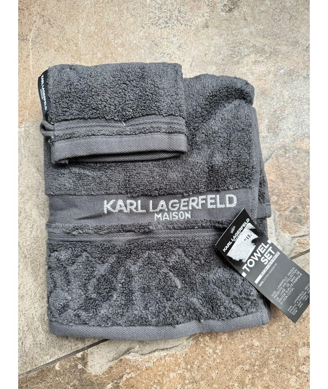 KARL LAGERFELD Хлопковое полотенце, фото 7