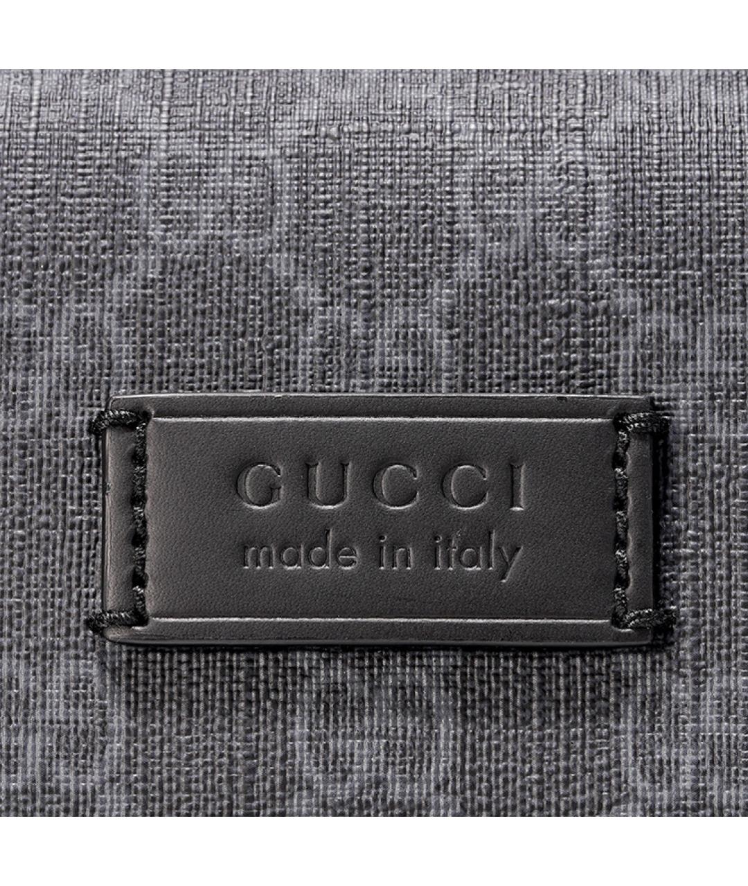 GUCCI Серая барсетка, фото 6