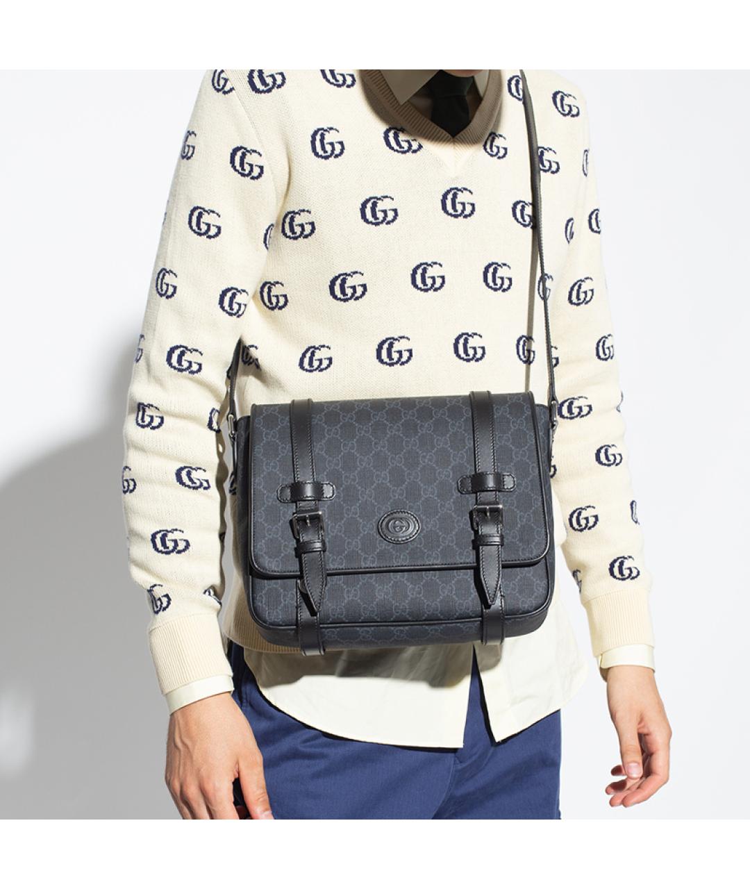 GUCCI Серая сумка на плечо, фото 6