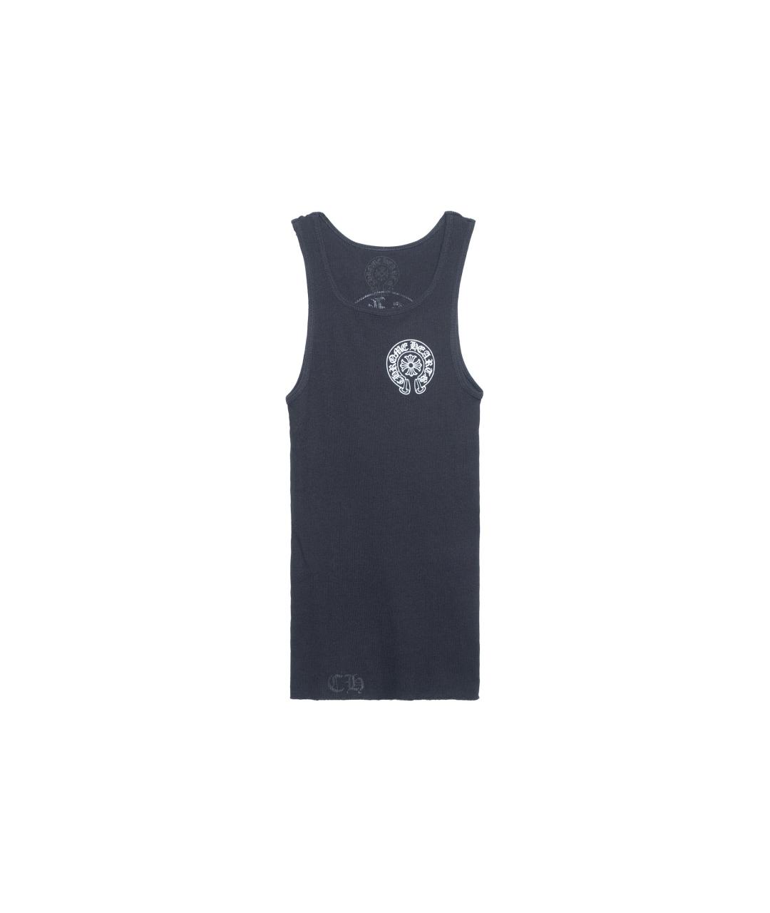 CHROME HEARTS Черная хлопковая майка, фото 1