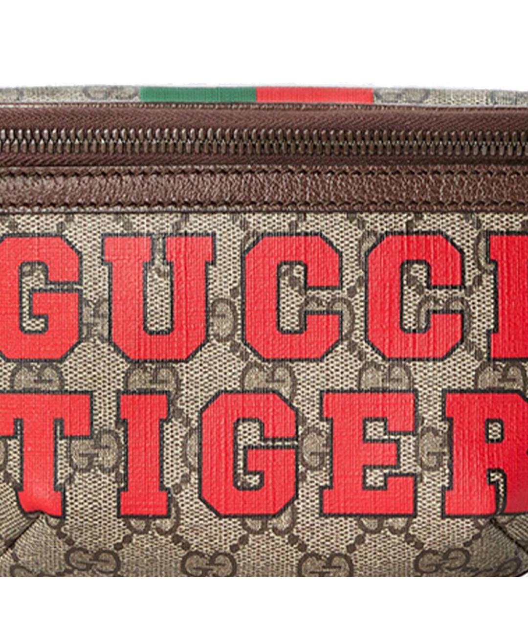 GUCCI Бежевая поясная сумка, фото 8