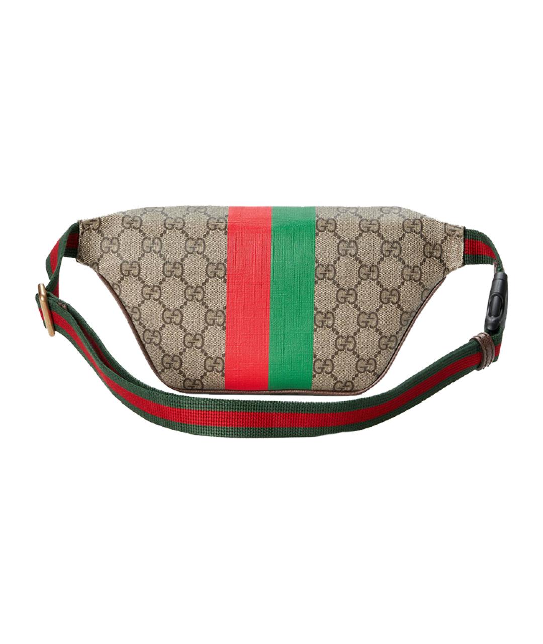 GUCCI Бежевая поясная сумка, фото 7