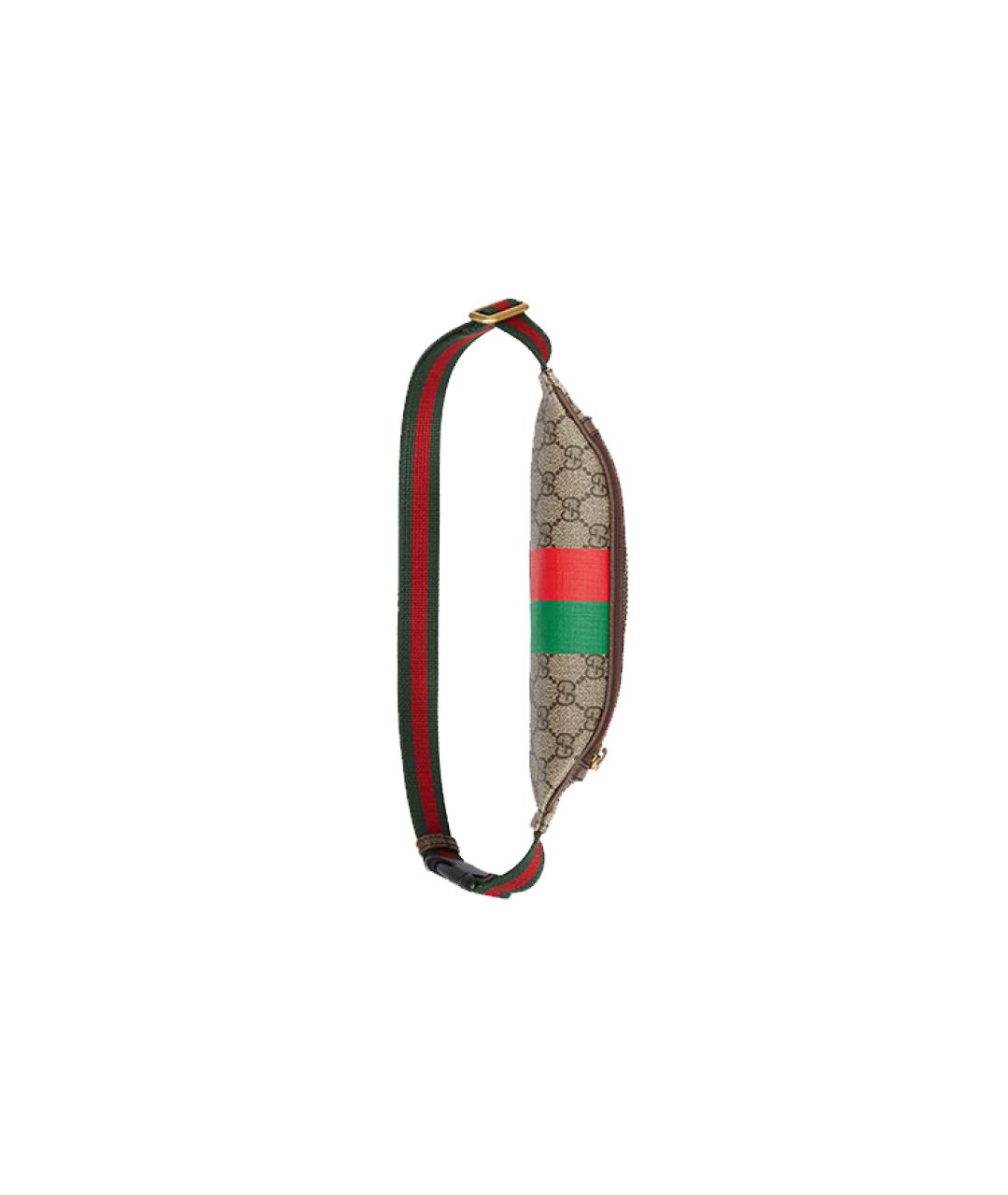 GUCCI Бежевая поясная сумка, фото 4