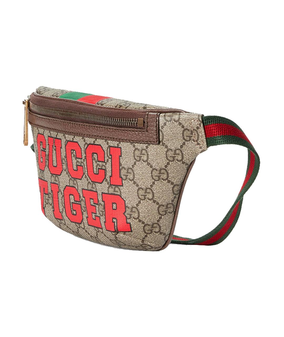 GUCCI Бежевая поясная сумка, фото 2