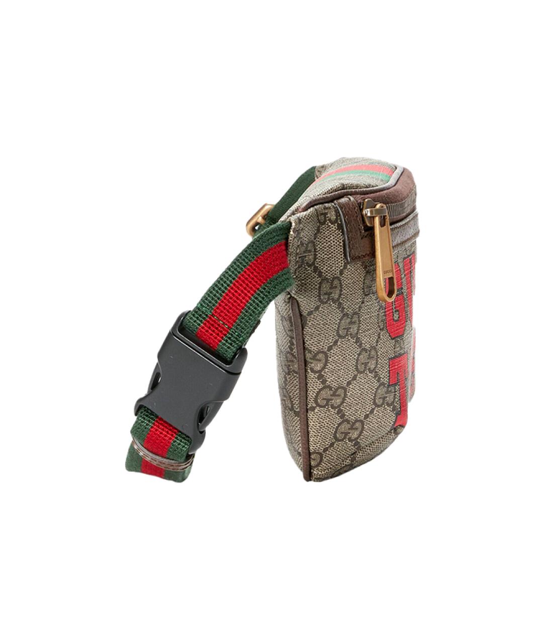 GUCCI Бежевая поясная сумка, фото 3