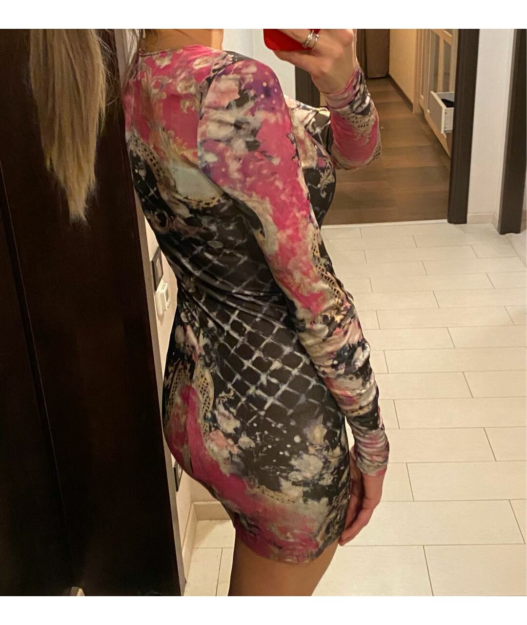 BALMAIN Мульти вискозное платье, фото 4