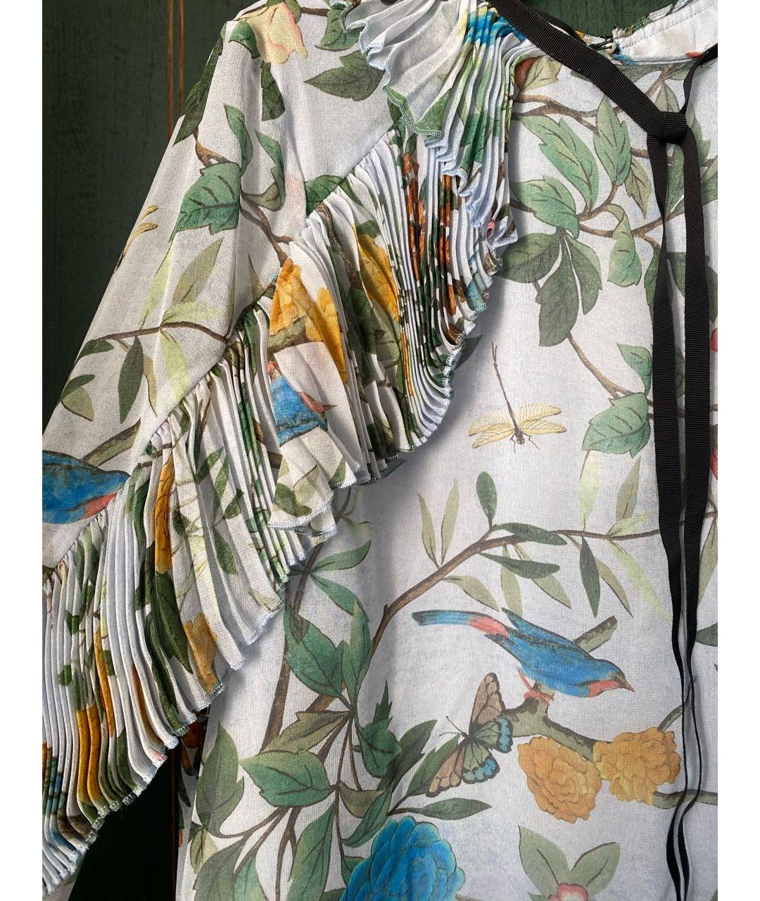 GUCCI Мульти шелковое коктейльное платье, фото 4