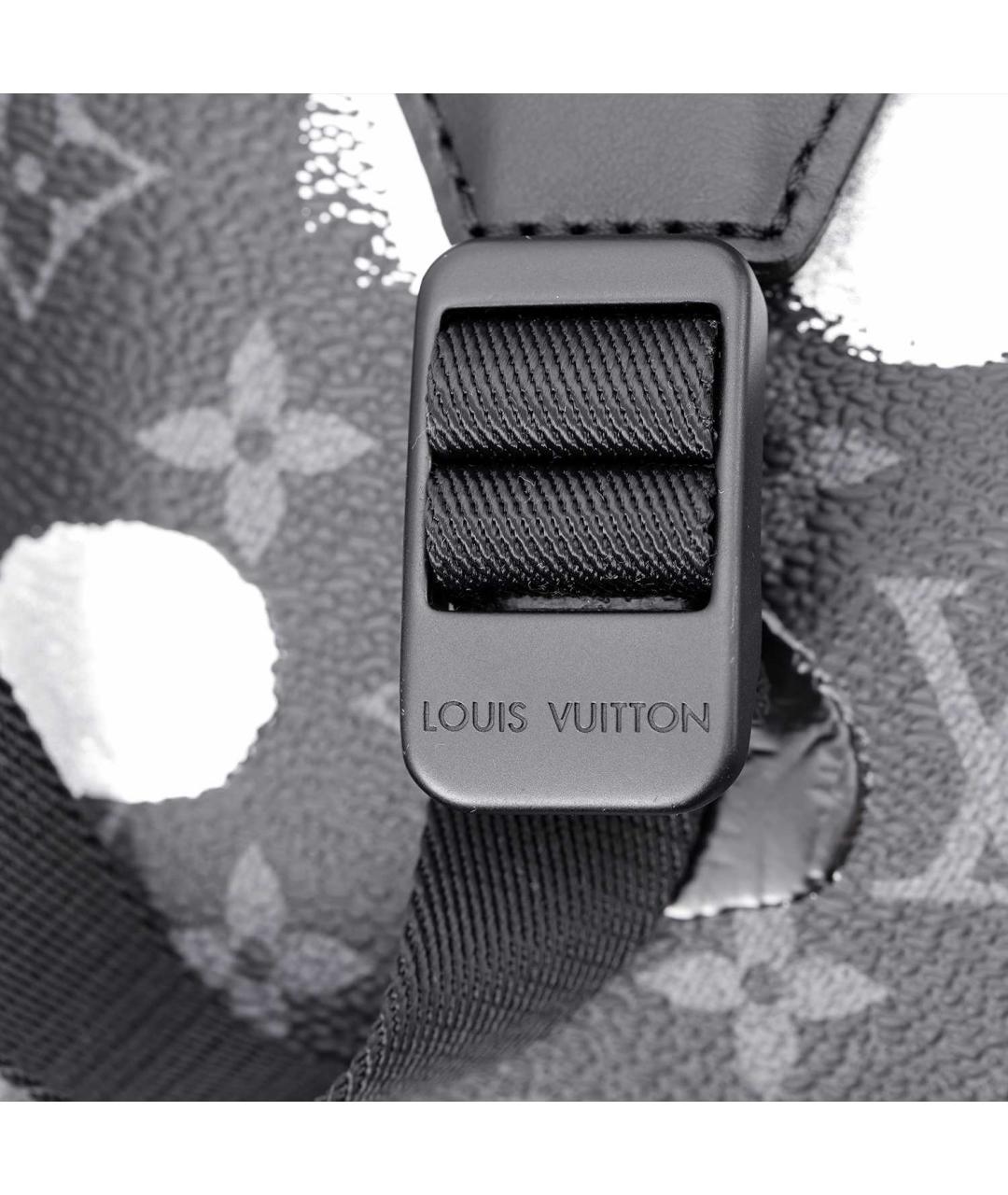 LOUIS VUITTON Черный рюкзак, фото 7