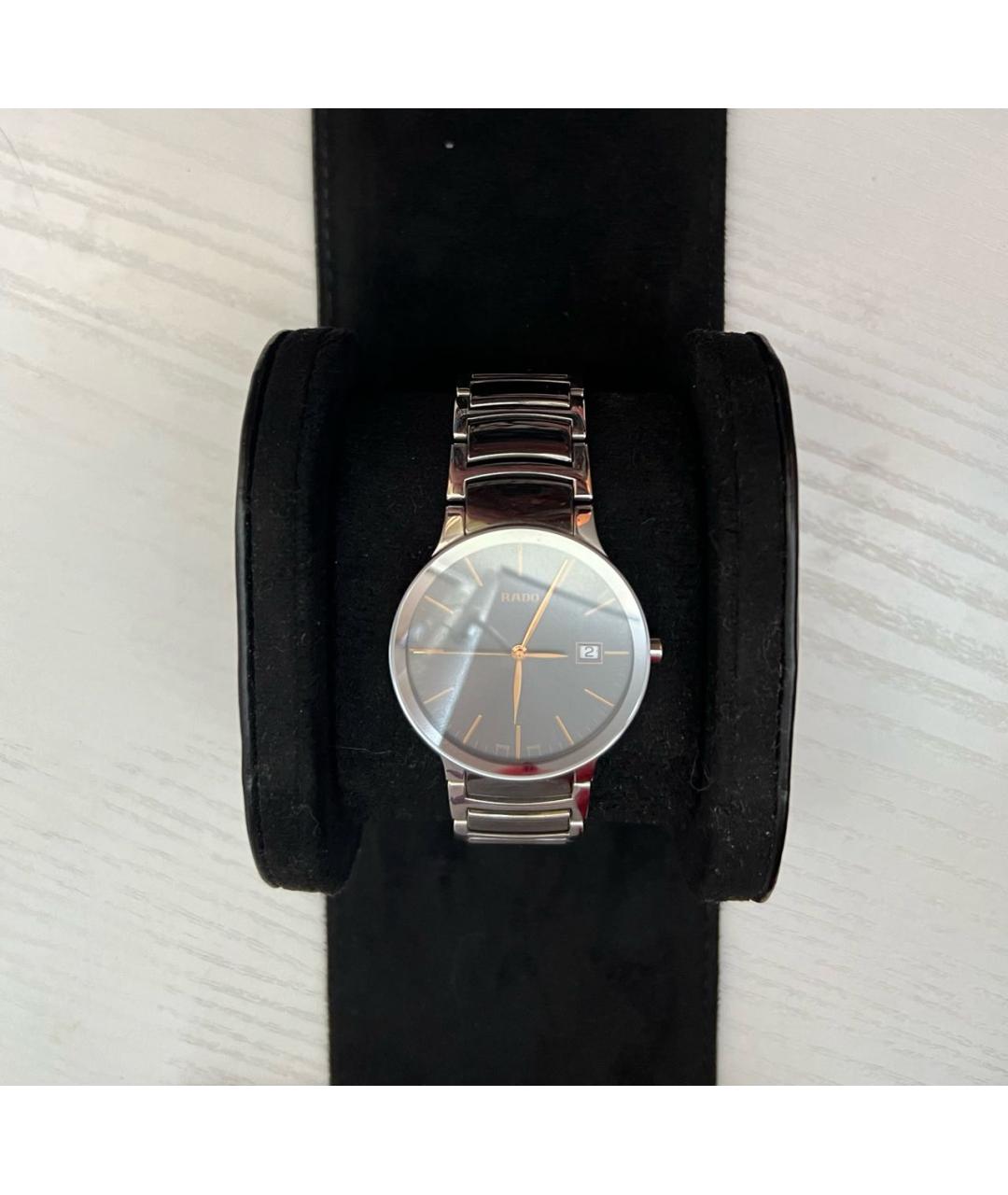 RADO Антрацитовые металлические часы, фото 2