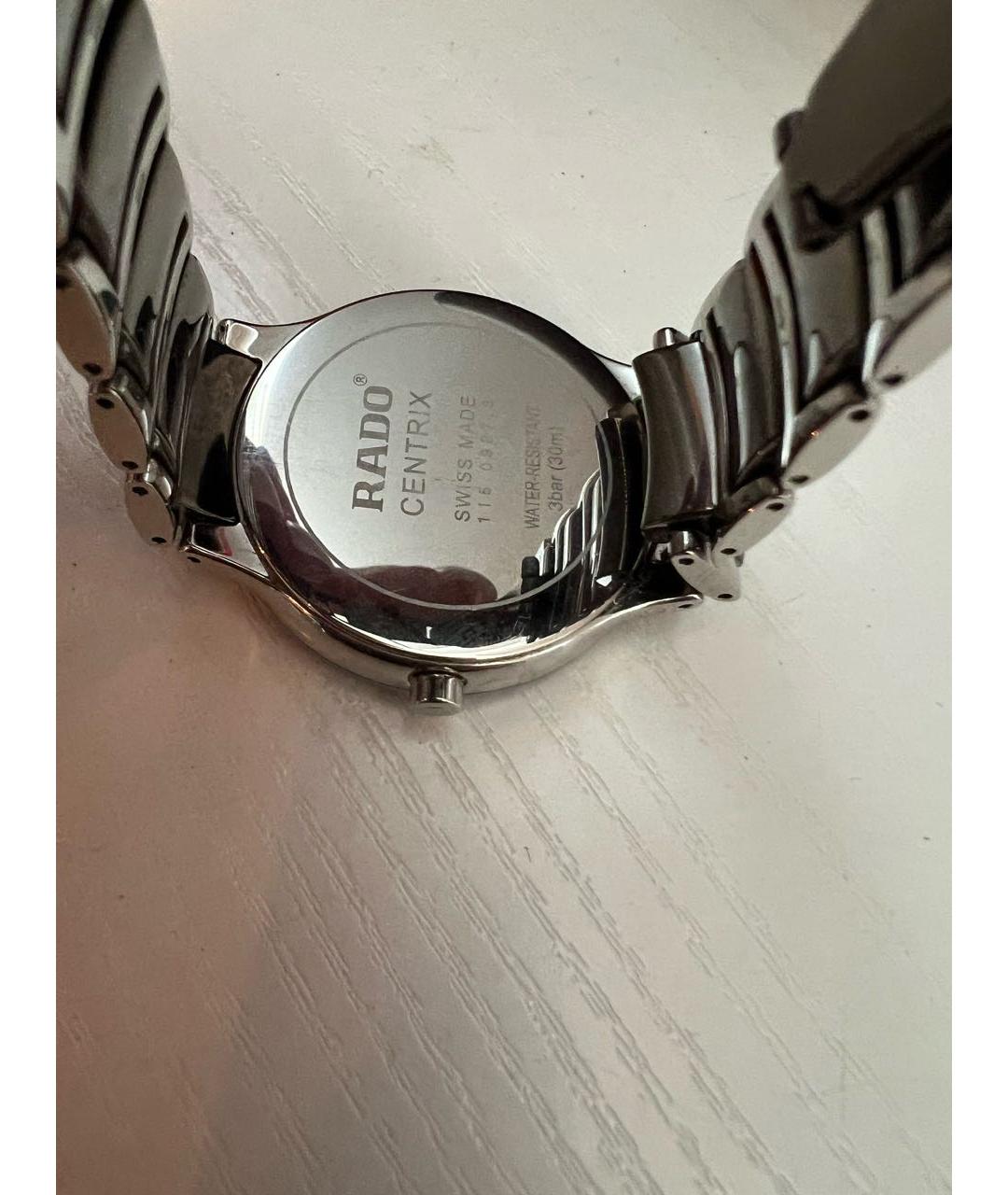 RADO Антрацитовые металлические часы, фото 3