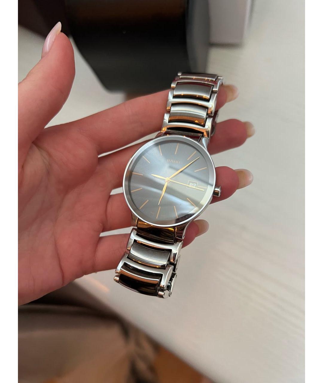 RADO Антрацитовые металлические часы, фото 4