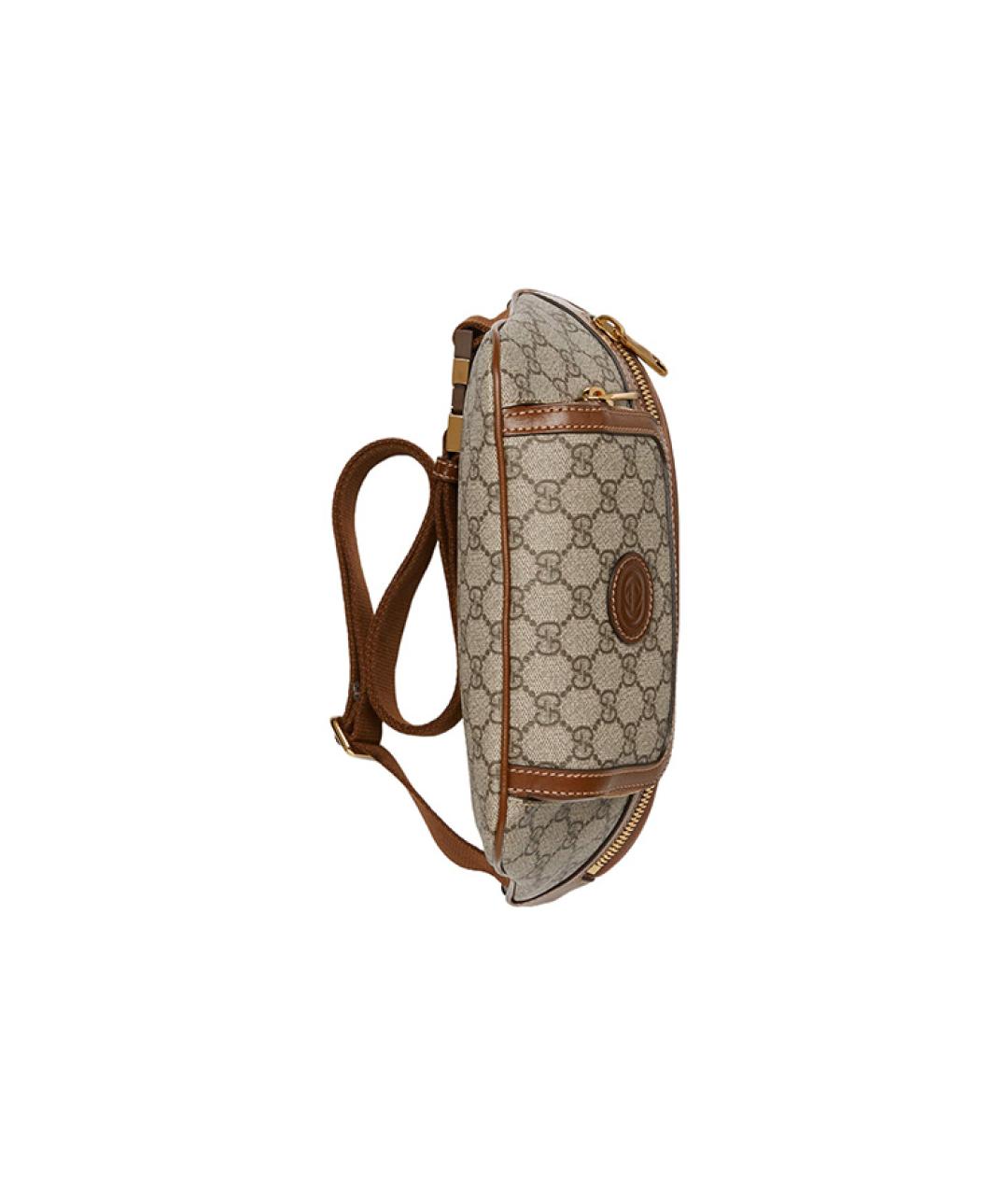 GUCCI Коричневая поясная сумка, фото 7