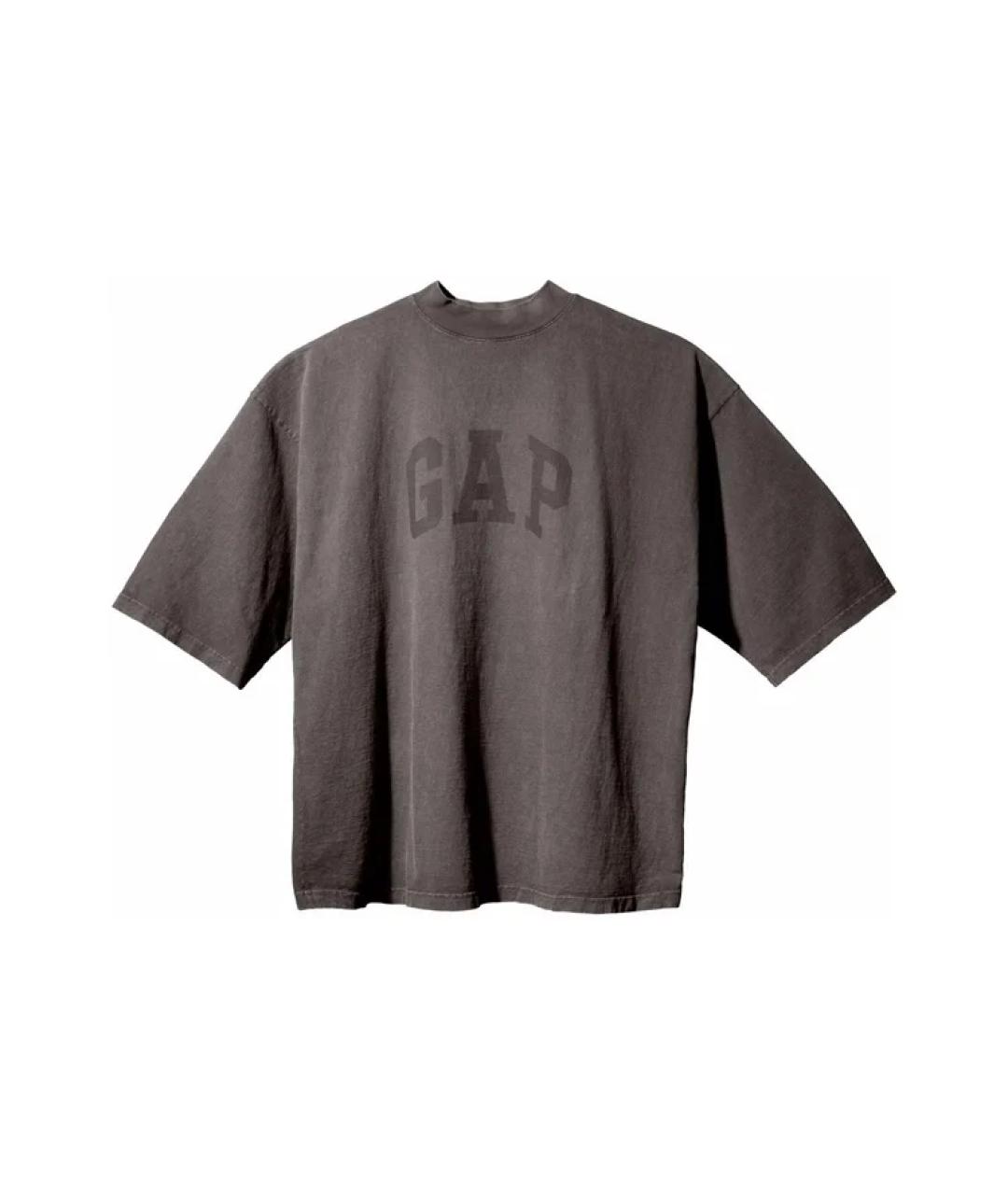 YEEZY Серая хлопковая футболка, фото 1