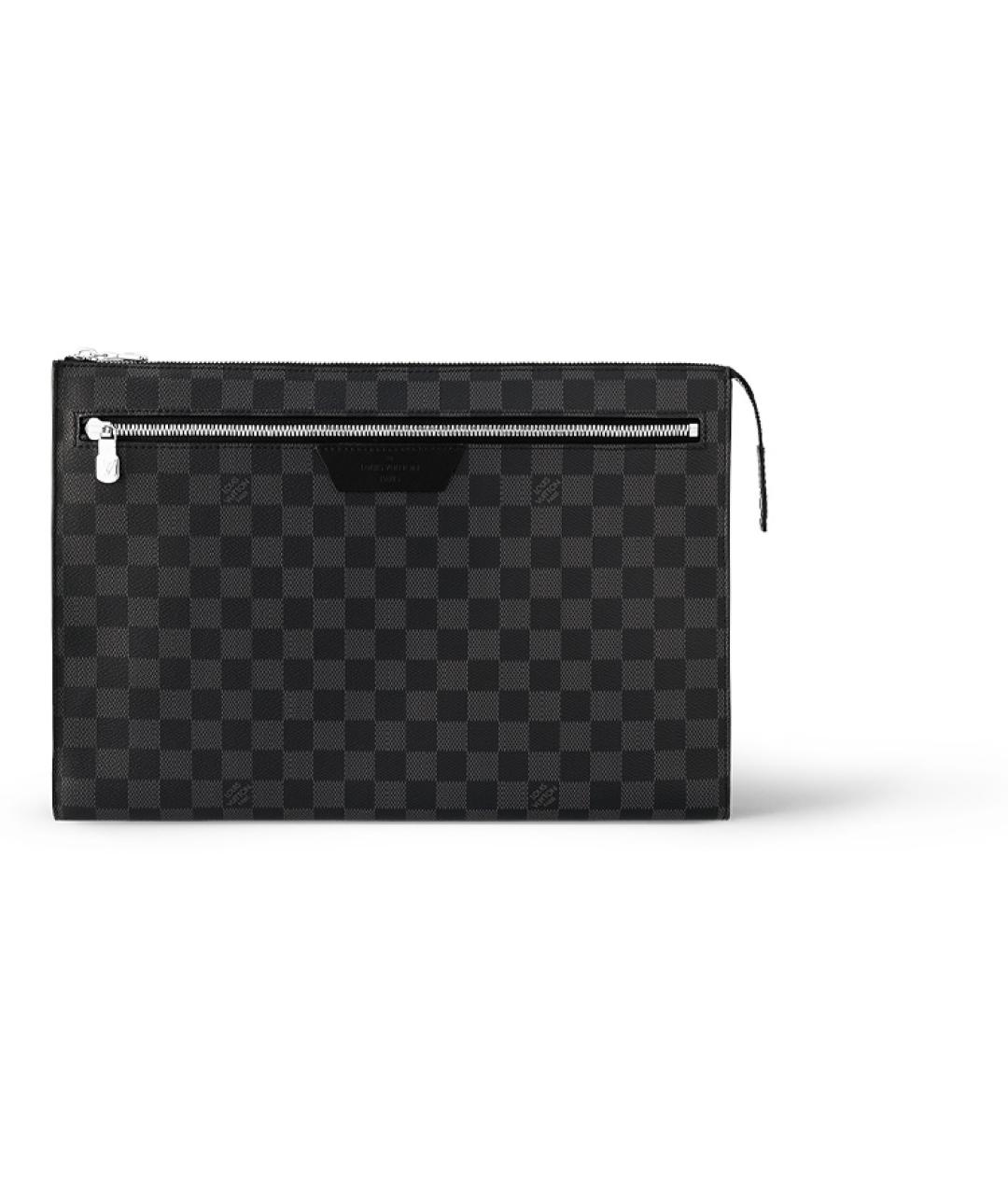 LOUIS VUITTON Черная папка для документов, фото 1