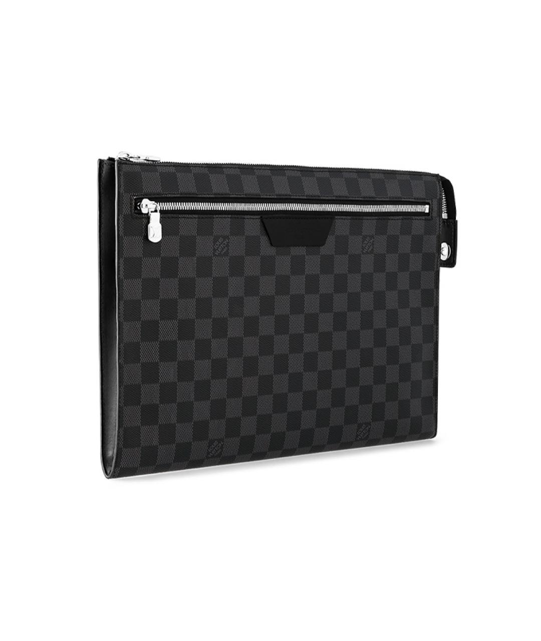 LOUIS VUITTON Черная папка для документов, фото 2