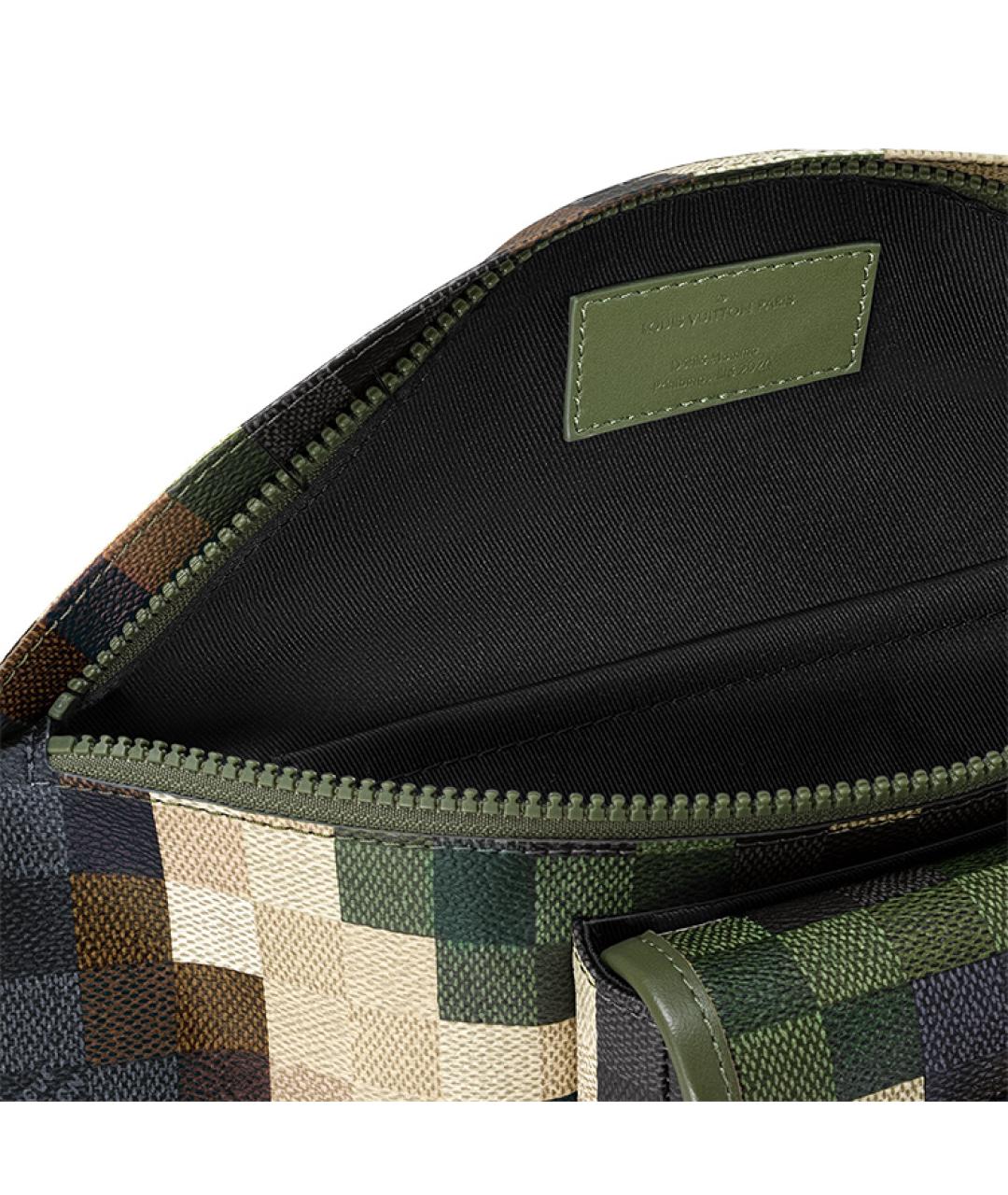 LOUIS VUITTON Зеленая сумка на плечо, фото 5