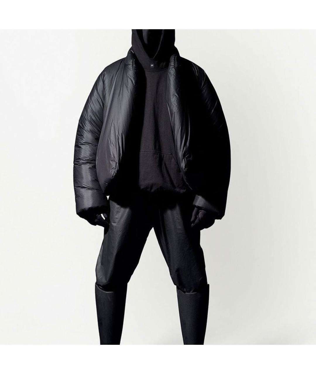 YEEZY Черный пуховик, фото 3