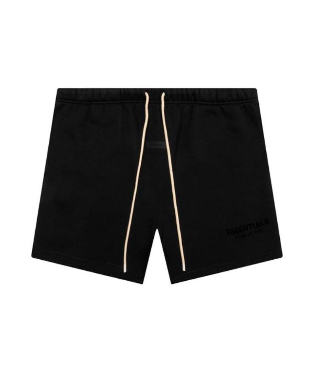 FEAR OF GOD ESSENTIALS Черные хлопковые шорты, фото 1