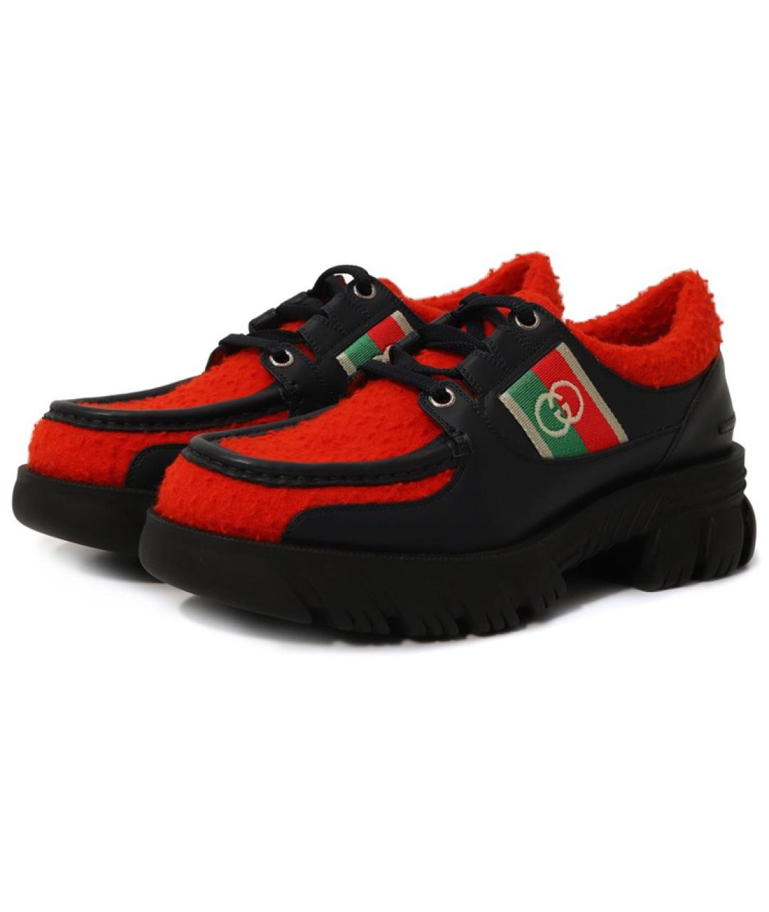 GUCCI Черные лоферы, фото 3