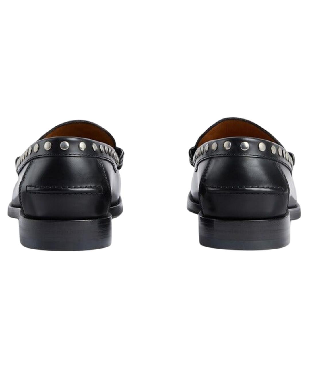 GUCCI Черные кожаные лоферы, фото 4