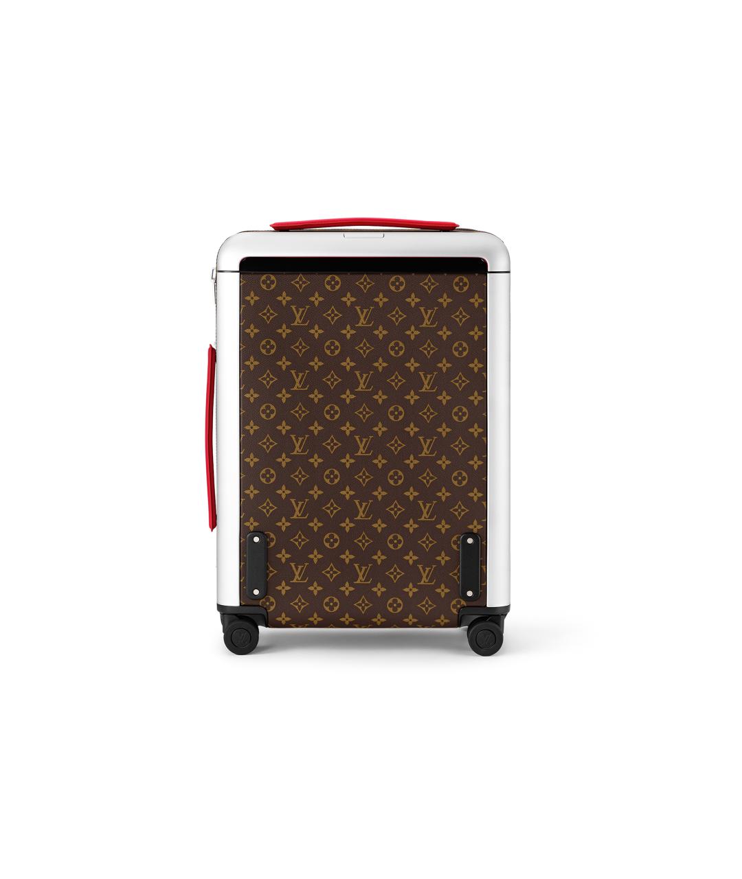 LOUIS VUITTON Коричневый чемодан, фото 4