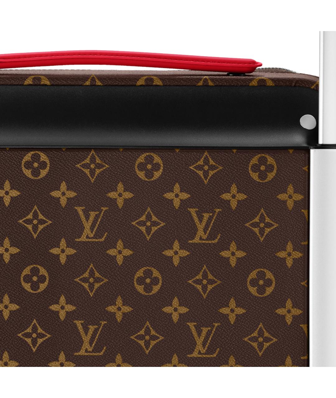 LOUIS VUITTON Коричневый чемодан, фото 6