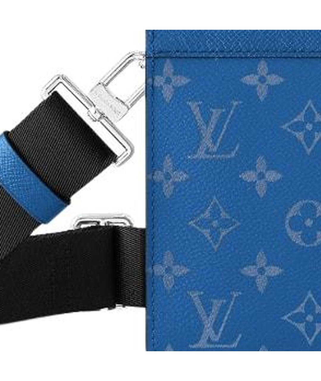 LOUIS VUITTON Синяя сумка на плечо, фото 4