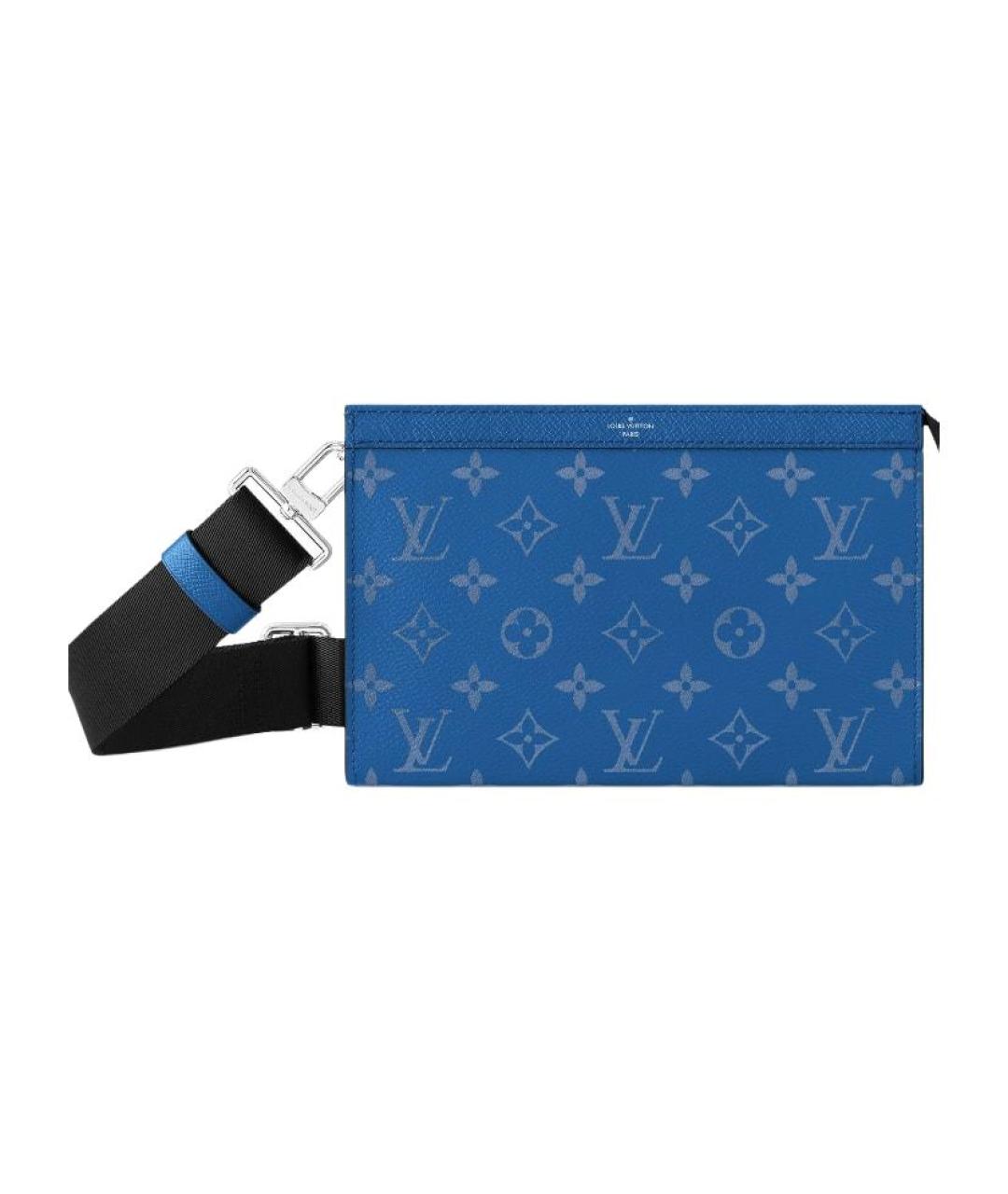 LOUIS VUITTON Синяя сумка на плечо, фото 1