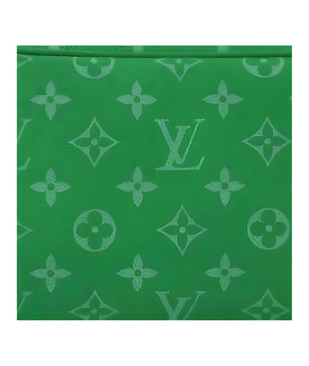 LOUIS VUITTON Зеленая барсетка, фото 5