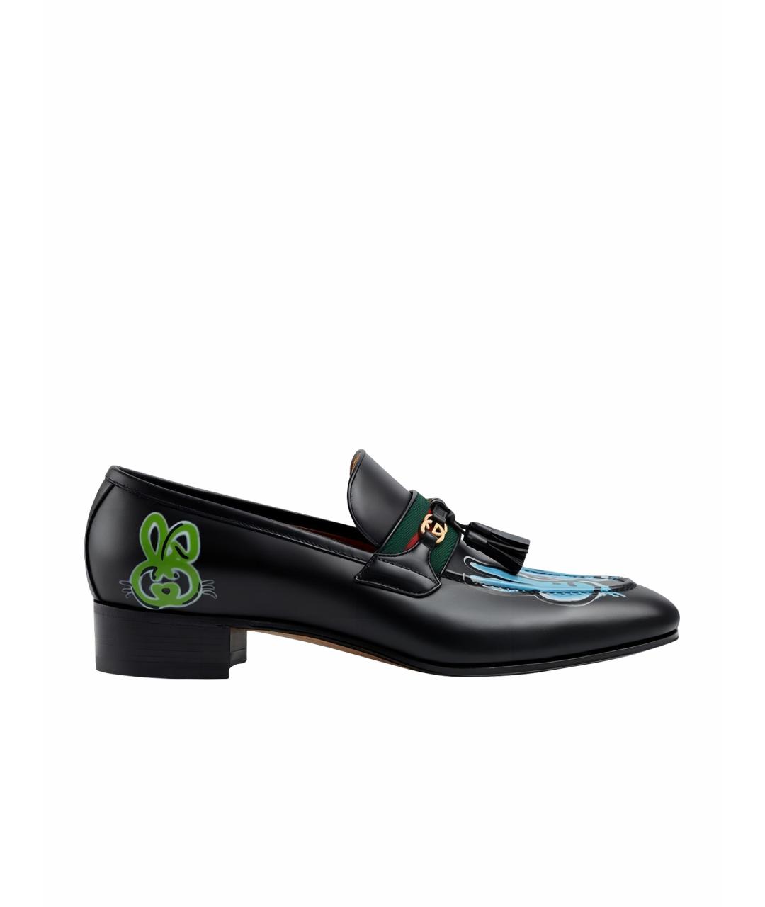 GUCCI Мульти кожаные лоферы, фото 1