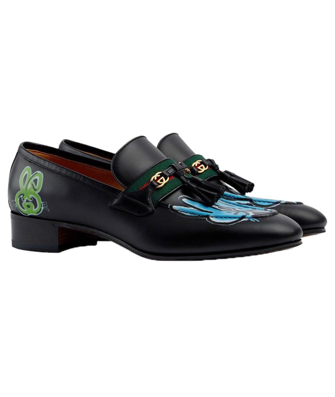 GUCCI Мульти кожаные лоферы, фото 2