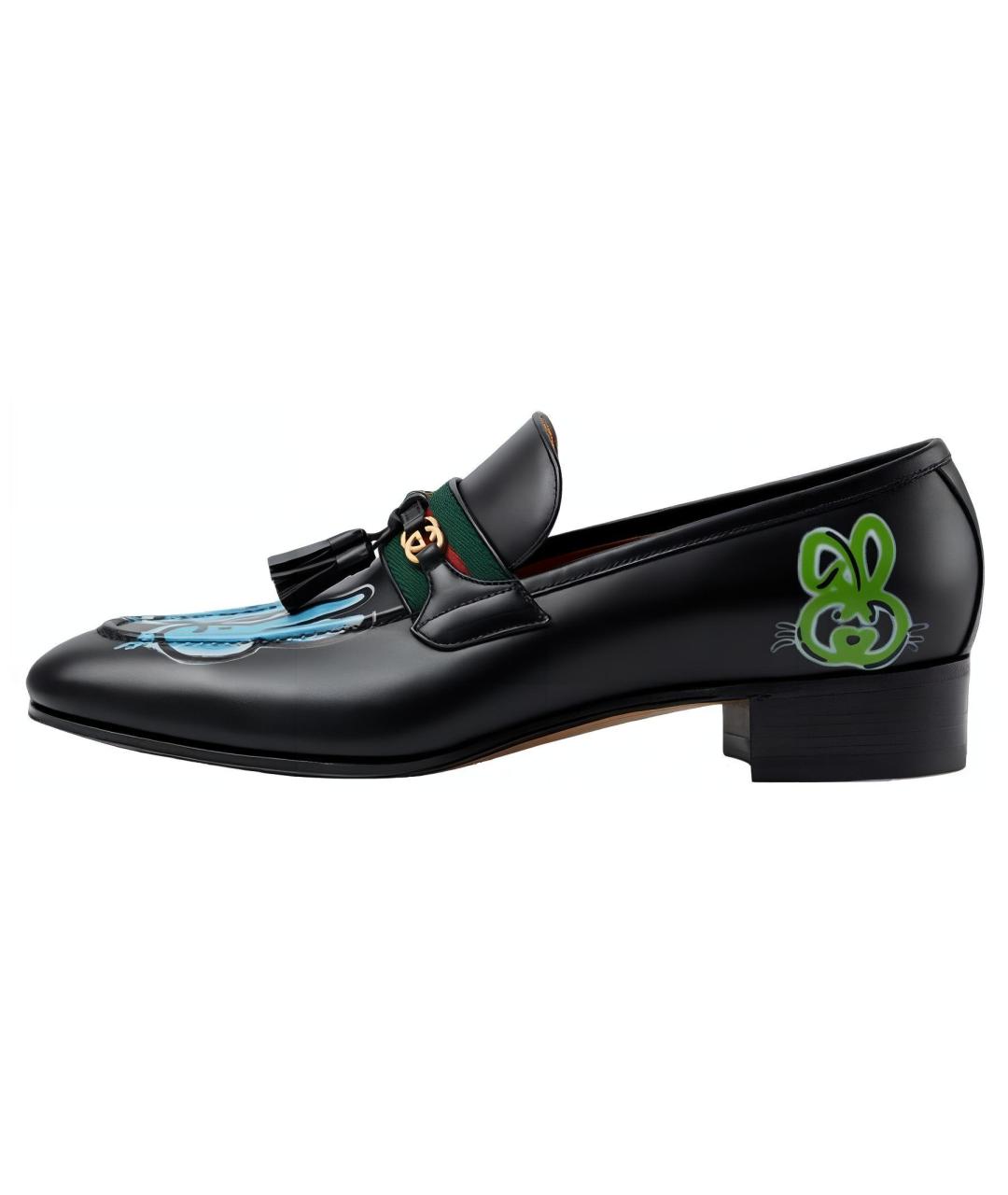 GUCCI Мульти кожаные лоферы, фото 5