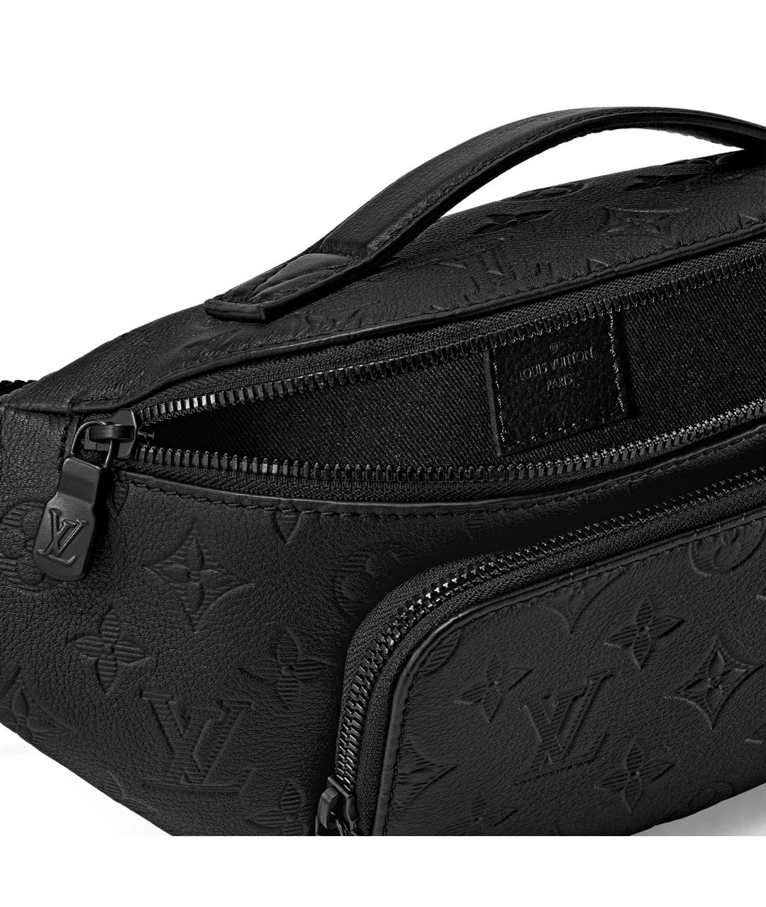 LOUIS VUITTON Черная поясная сумка, фото 4