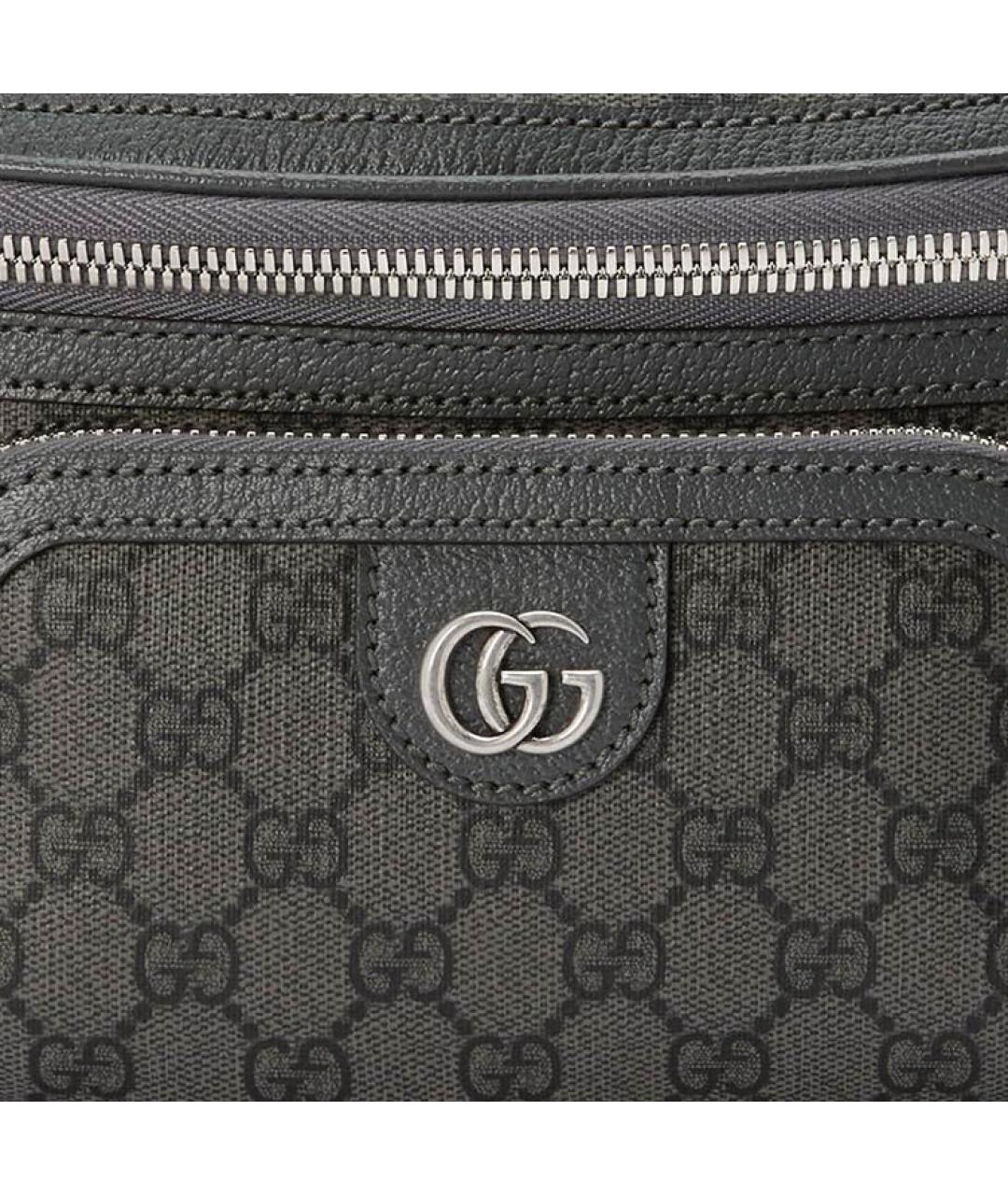 GUCCI Серая поясная сумка, фото 8