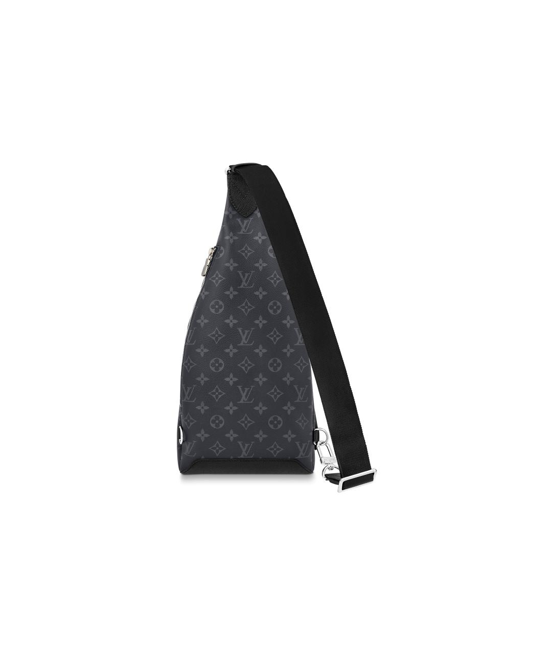 LOUIS VUITTON Серая барсетка, фото 4