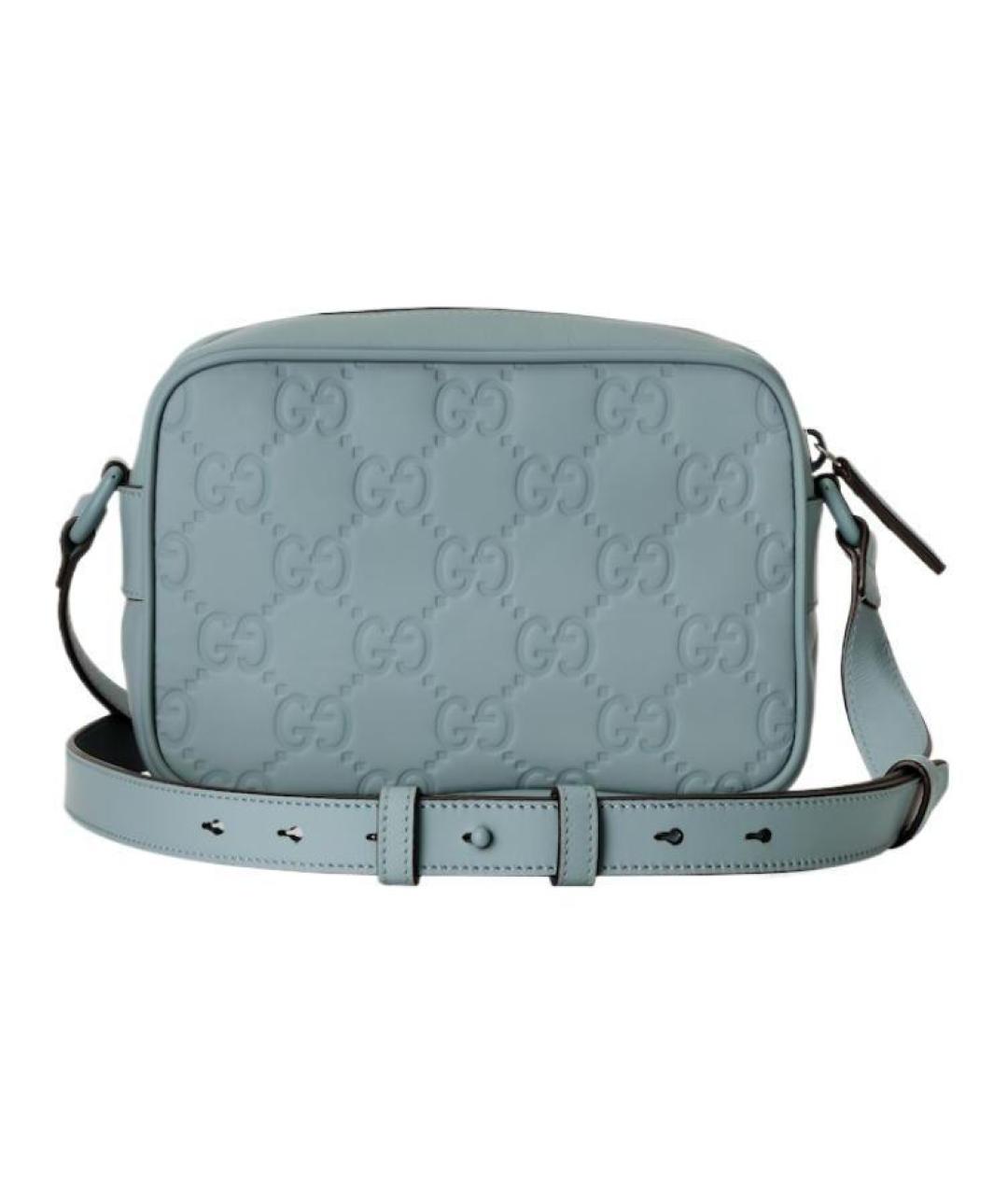 GUCCI Голубая сумка на плечо, фото 4