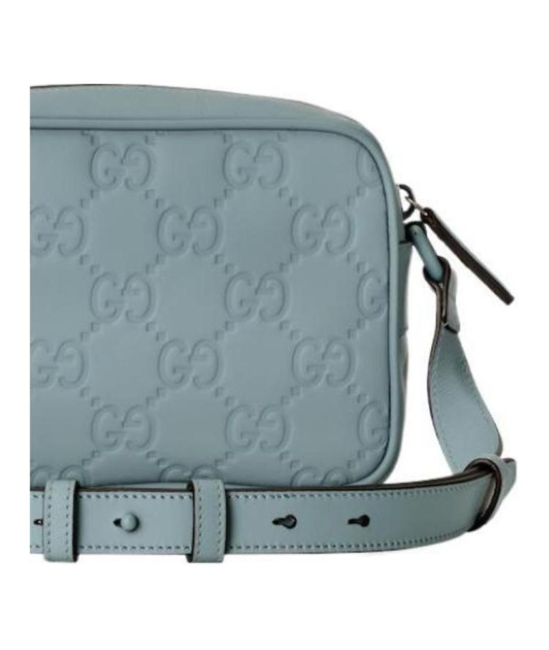GUCCI Голубая сумка на плечо, фото 8