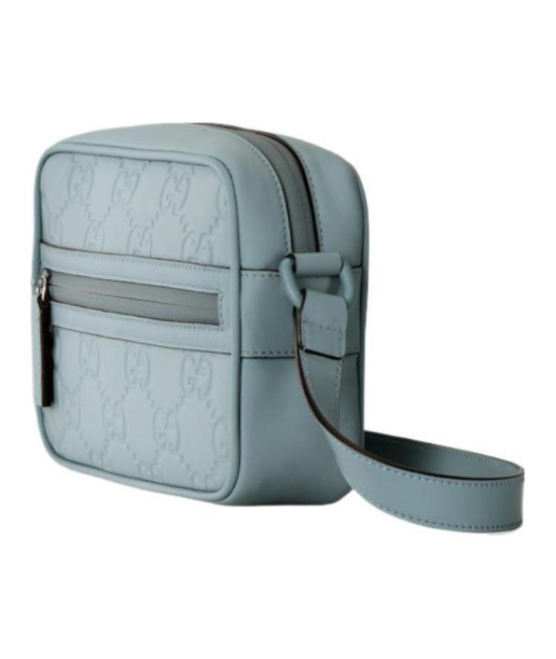GUCCI Голубая сумка на плечо, фото 2