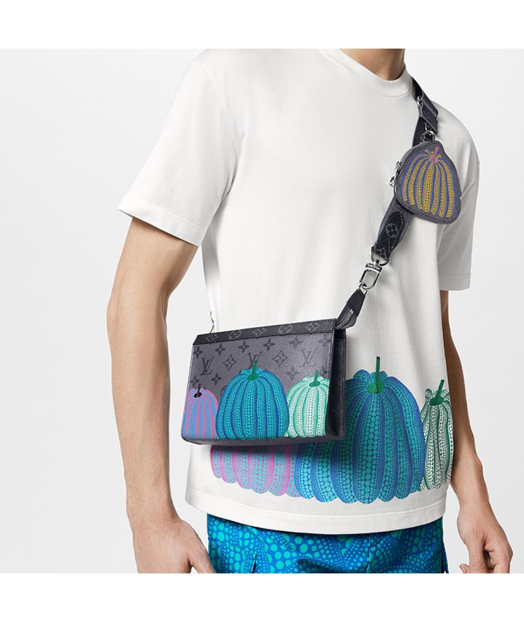 LOUIS VUITTON Синяя сумка на плечо, фото 6
